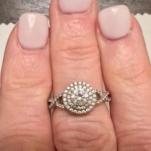 Swarovski Sterling Silver Diamond Ring